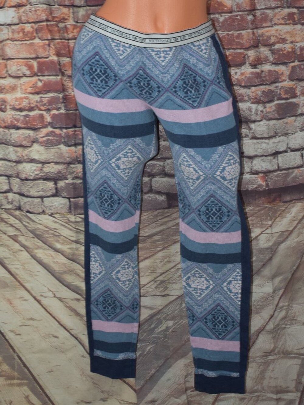 Victorias Secret Medium Thermal Long Jane Leggings Fireside